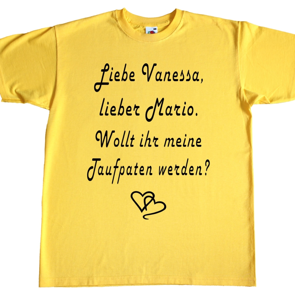 Kinder TShirt Taufpaten