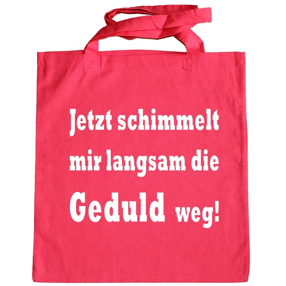 Preview: Tragetasche - Stofftasche - Geduld schimmelt