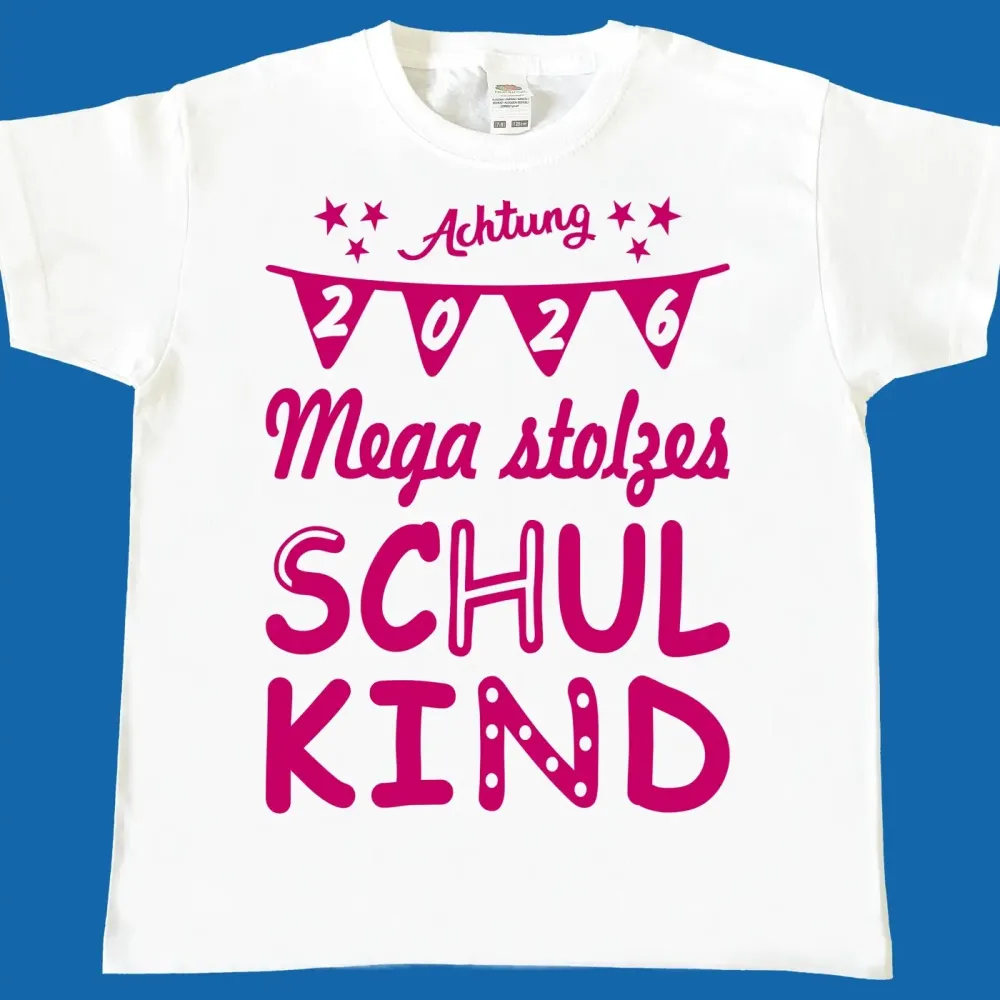 Kinder T-Shirt mit Aufdruck Schule