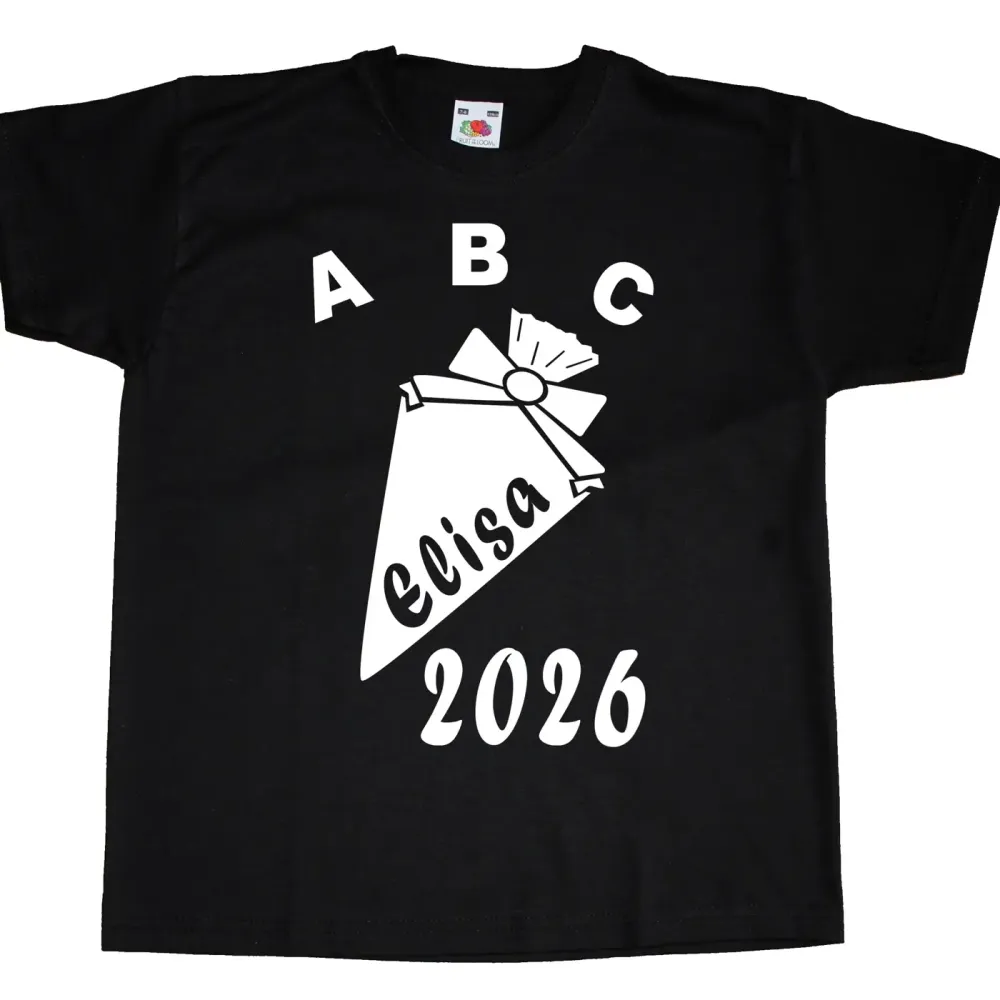 Kinder TShirt mit Druck Einschulung