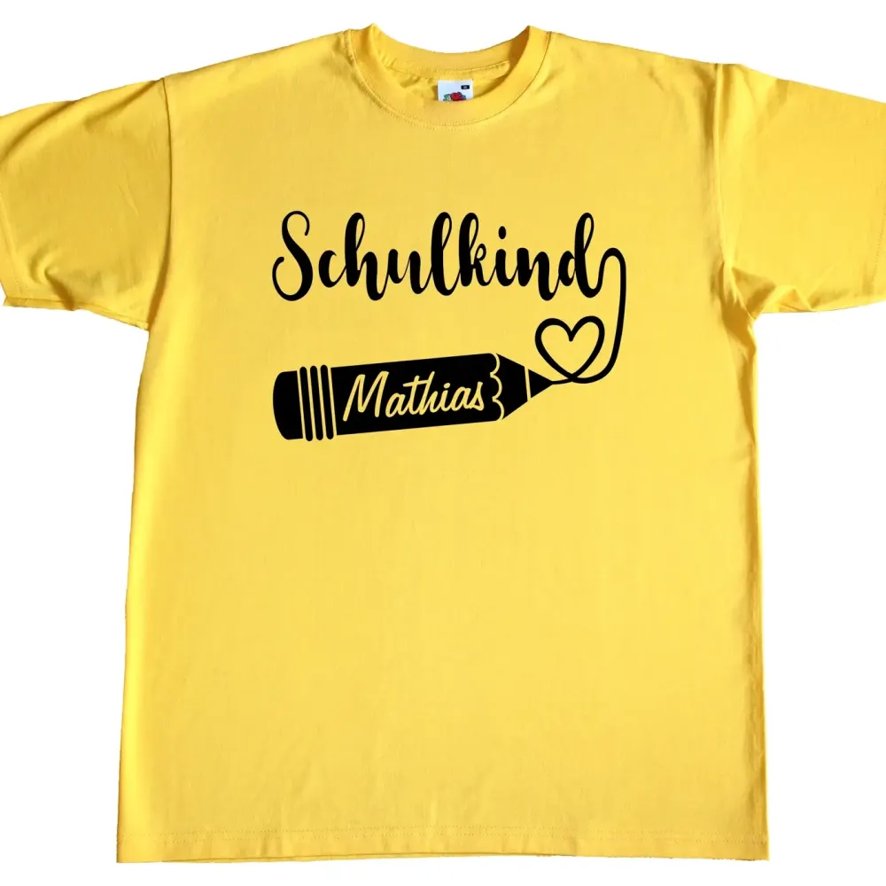 Einschulung Shirt mit Stift