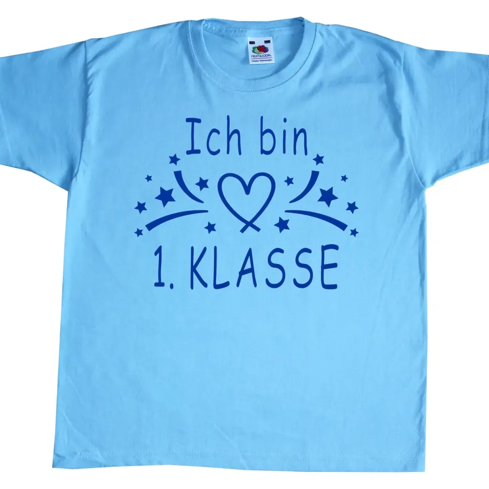 Preview: Kinder Shirt Einschulung - Erste Klasse