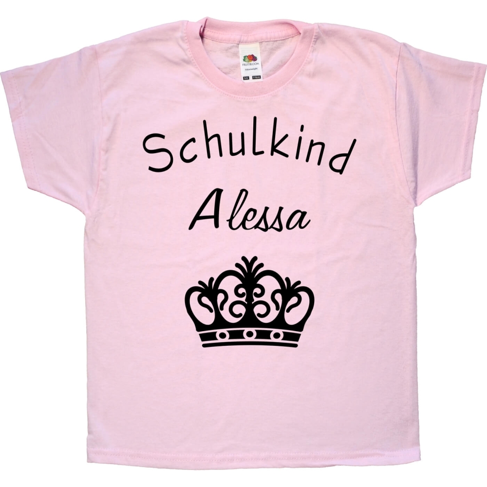 T-Shirt Schulkind mit Krone