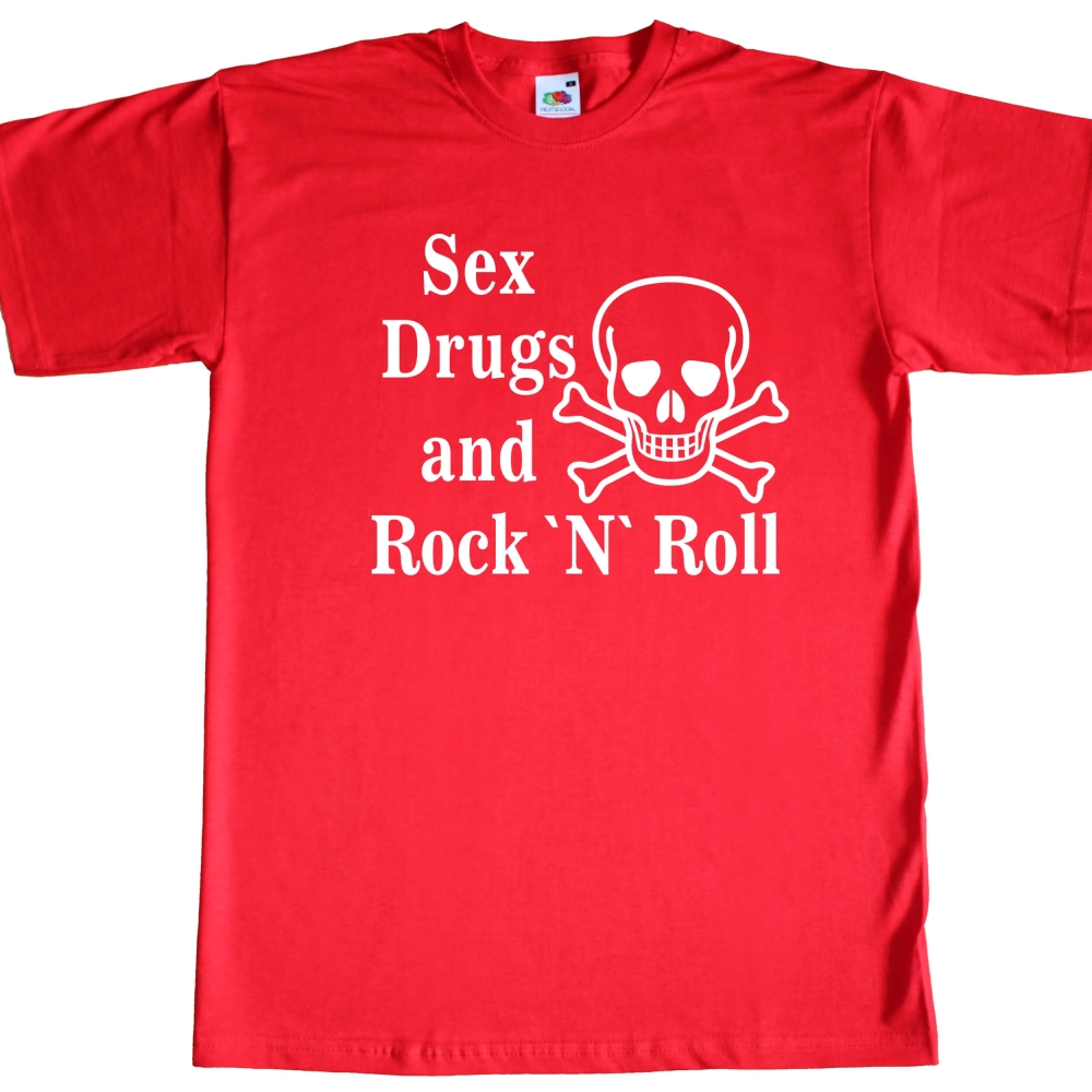 Preview: Herren T-Shirt - Sex Drugs and Rock'n'Roll