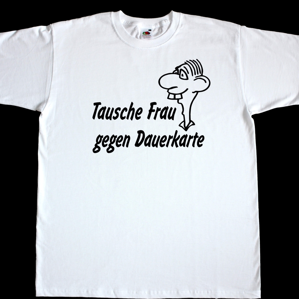 Preview: Fun Herren T-Shirt - Tausche Dauerkarte