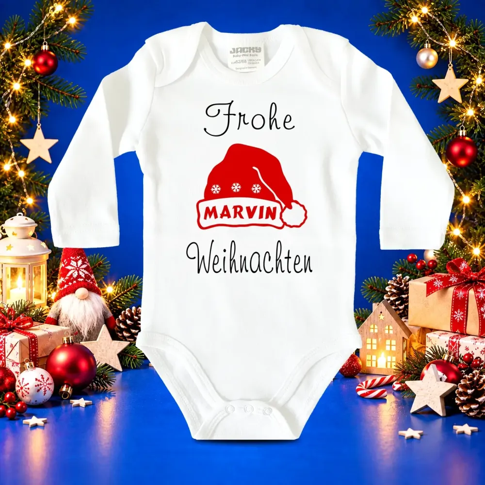 Babybody Weihnachtsgeschenk - Personalisiert