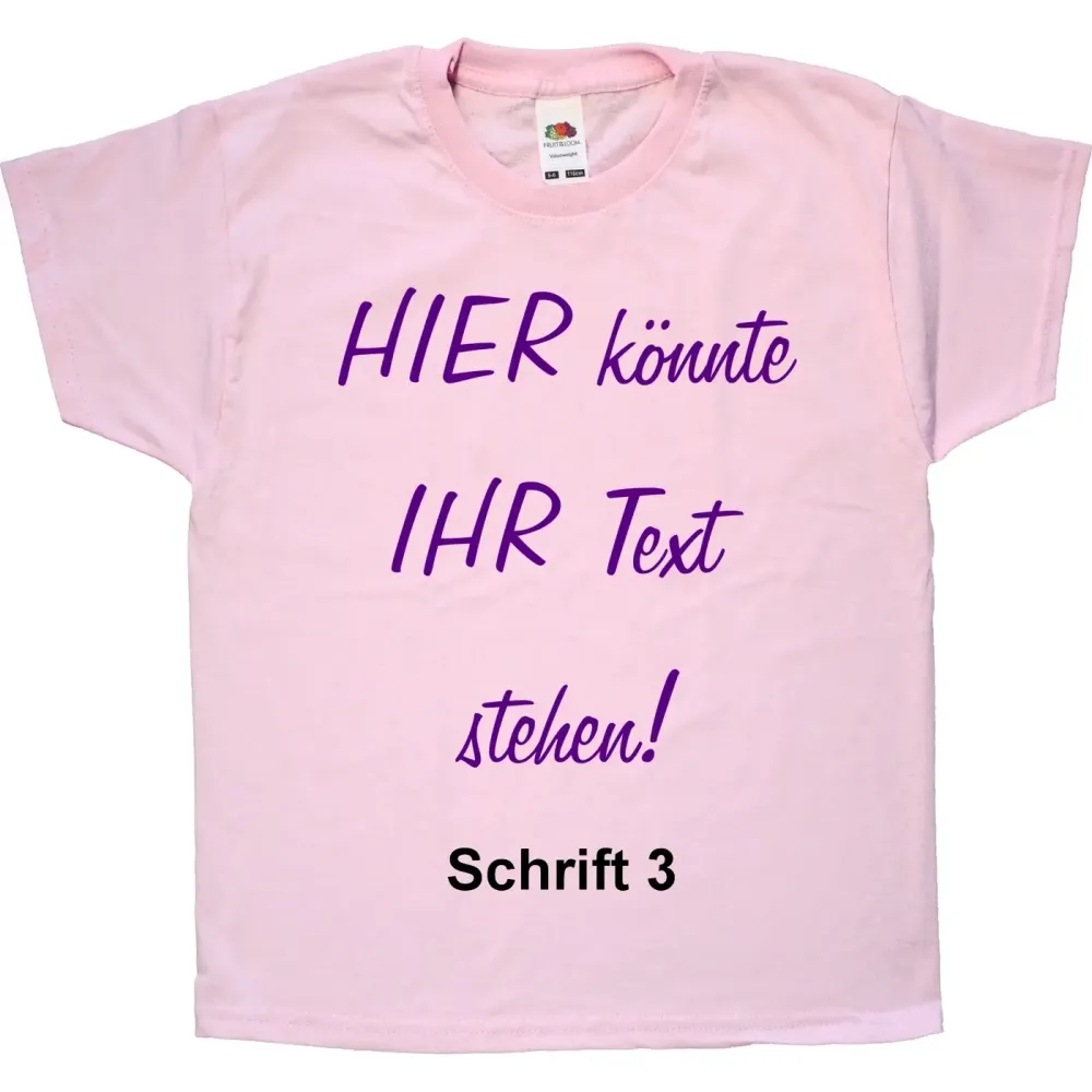 Kinder T-Shirt individuell - komplett personalisiert