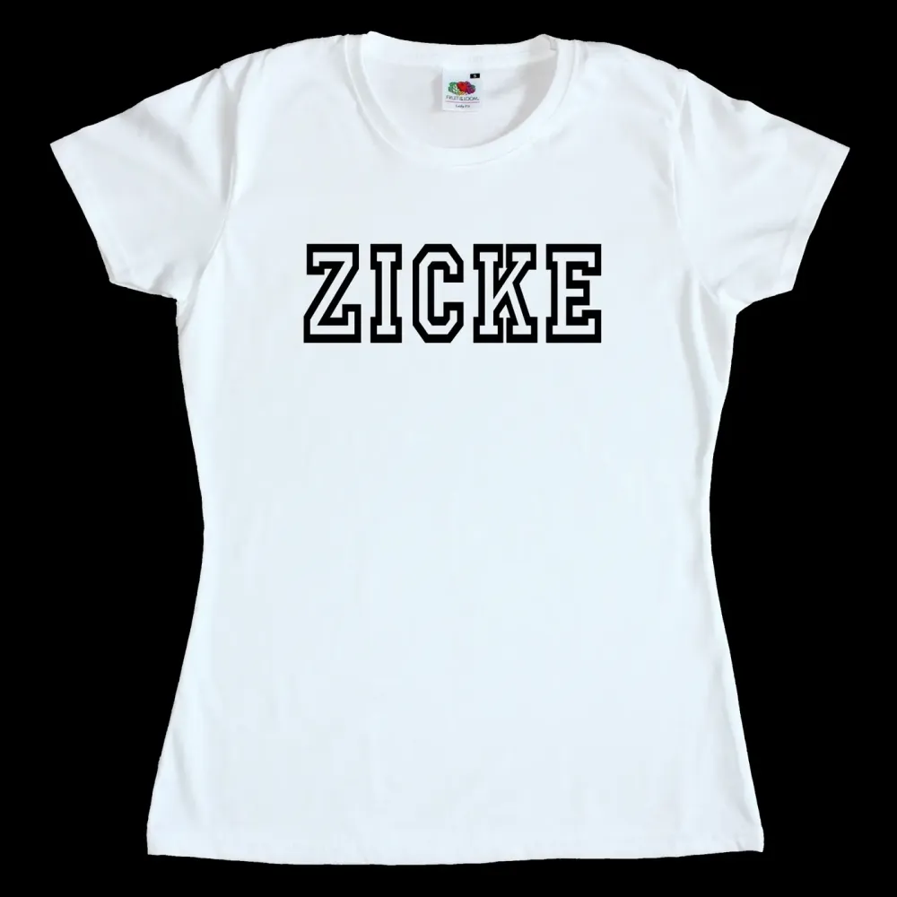 Damen T-Shirt mit Druck Zicke