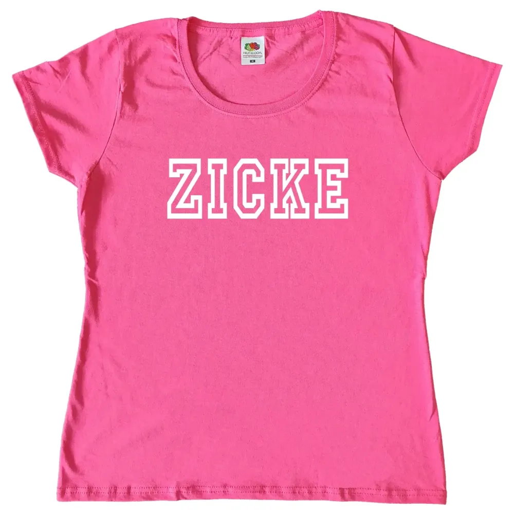 Preview: Damen TShirt mit Druck Zicke