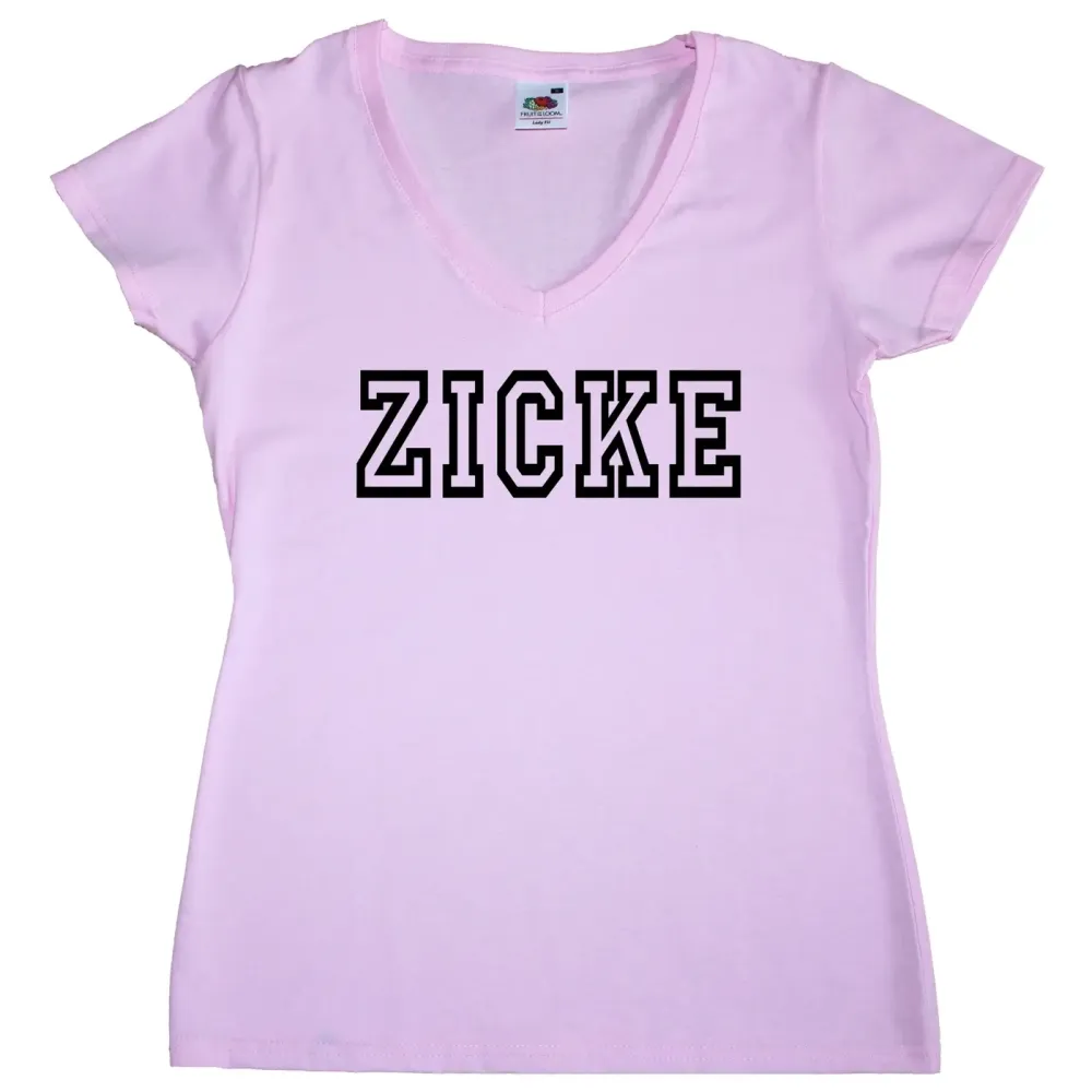 Preview: Damen TShirt mit Aufdruck Zicke