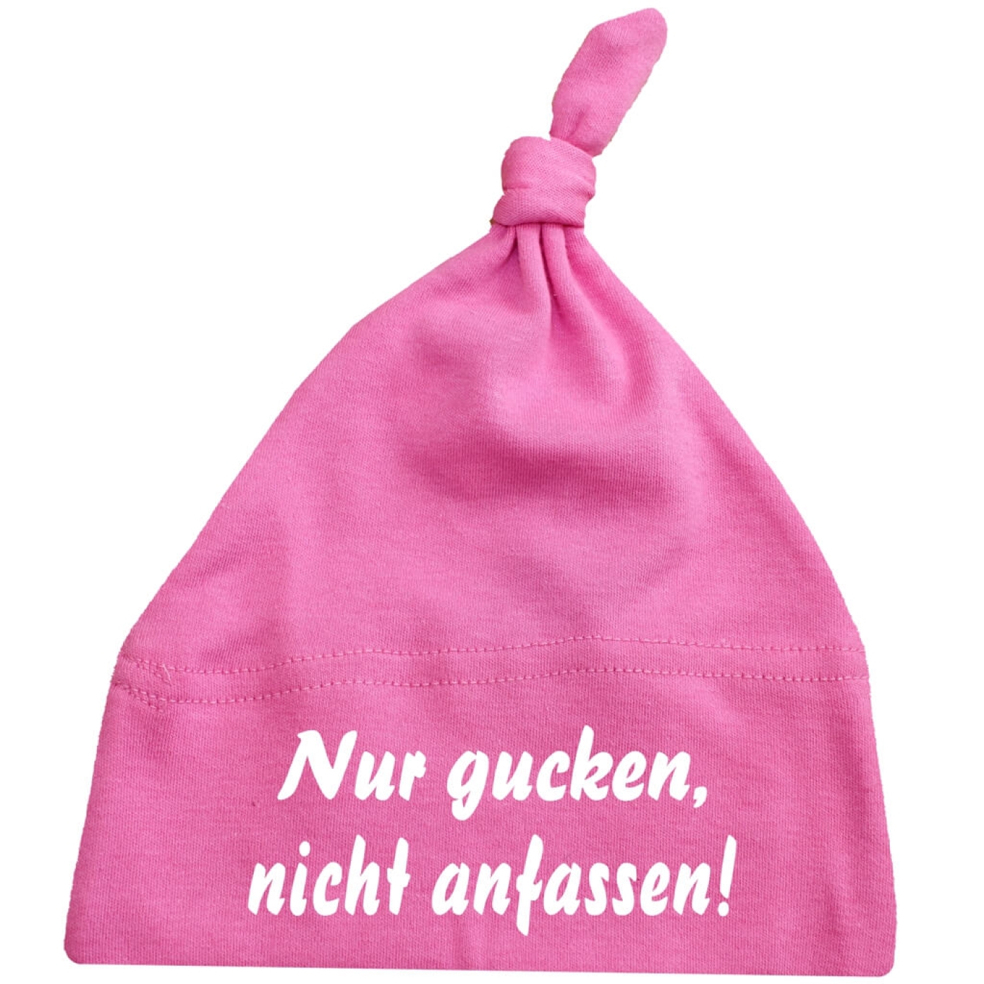 Babymütze mit Spruch - Nicht anfassen