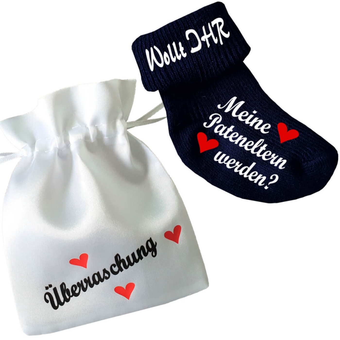 Söckchen - Willst DU mein Pate werden?