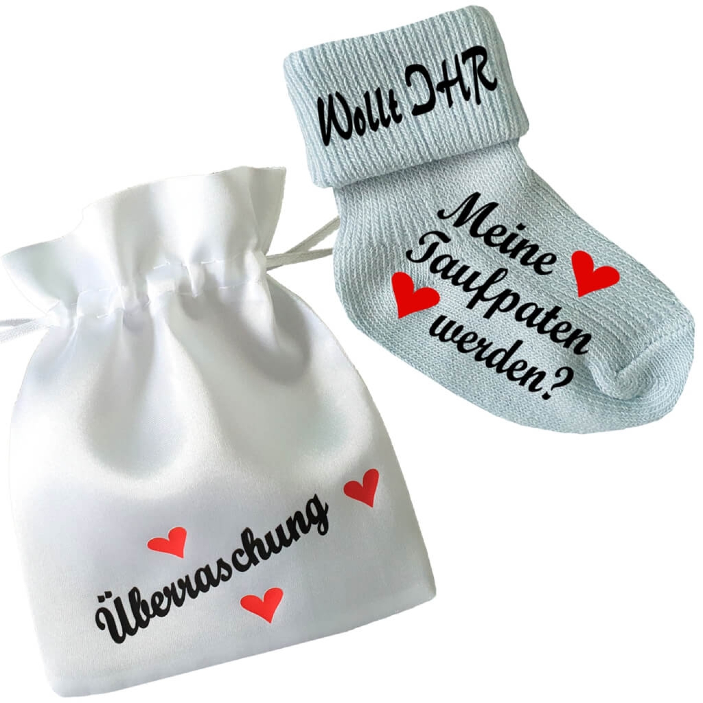 Söckchen - Willst DU mein Pate werden?