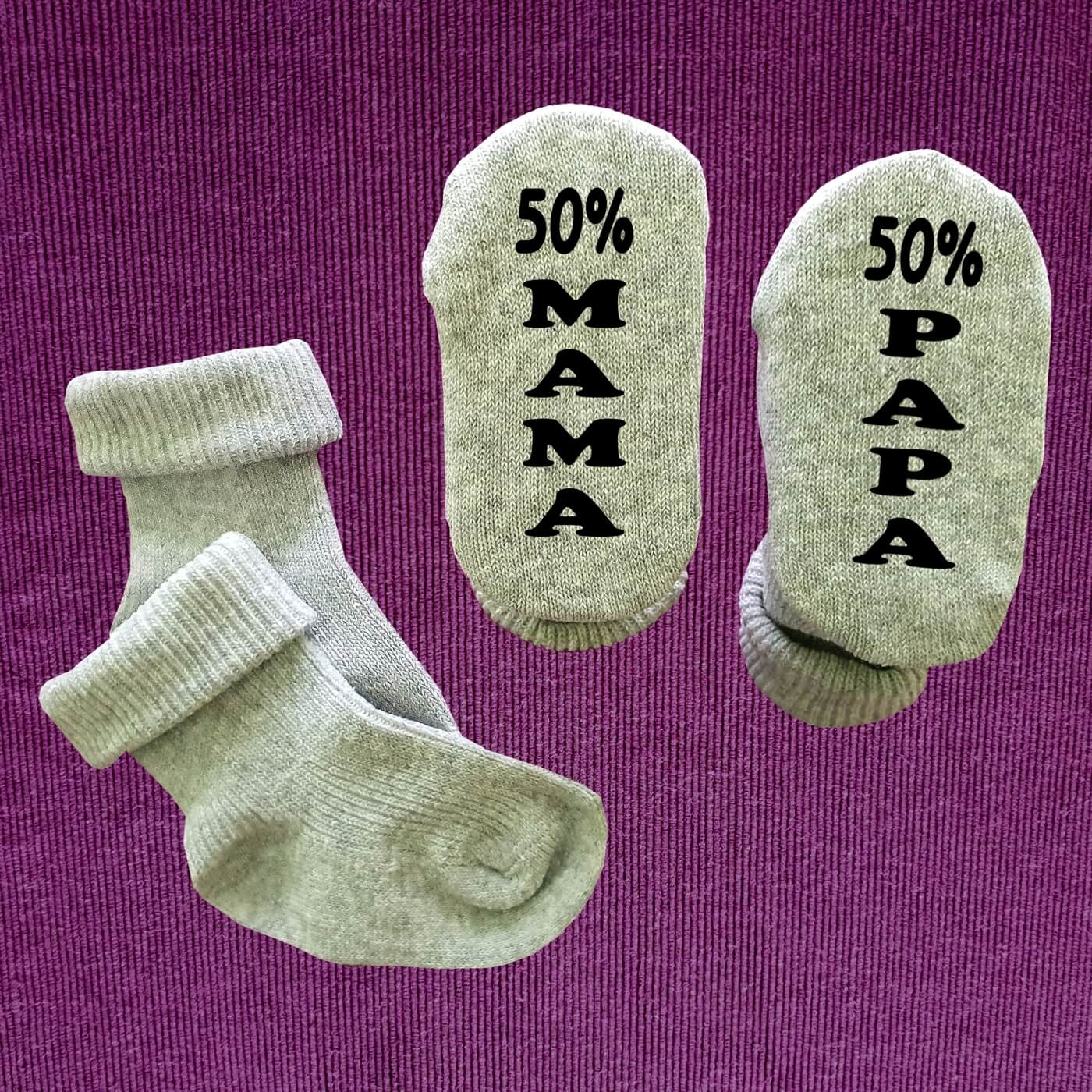 Babysocken Papa