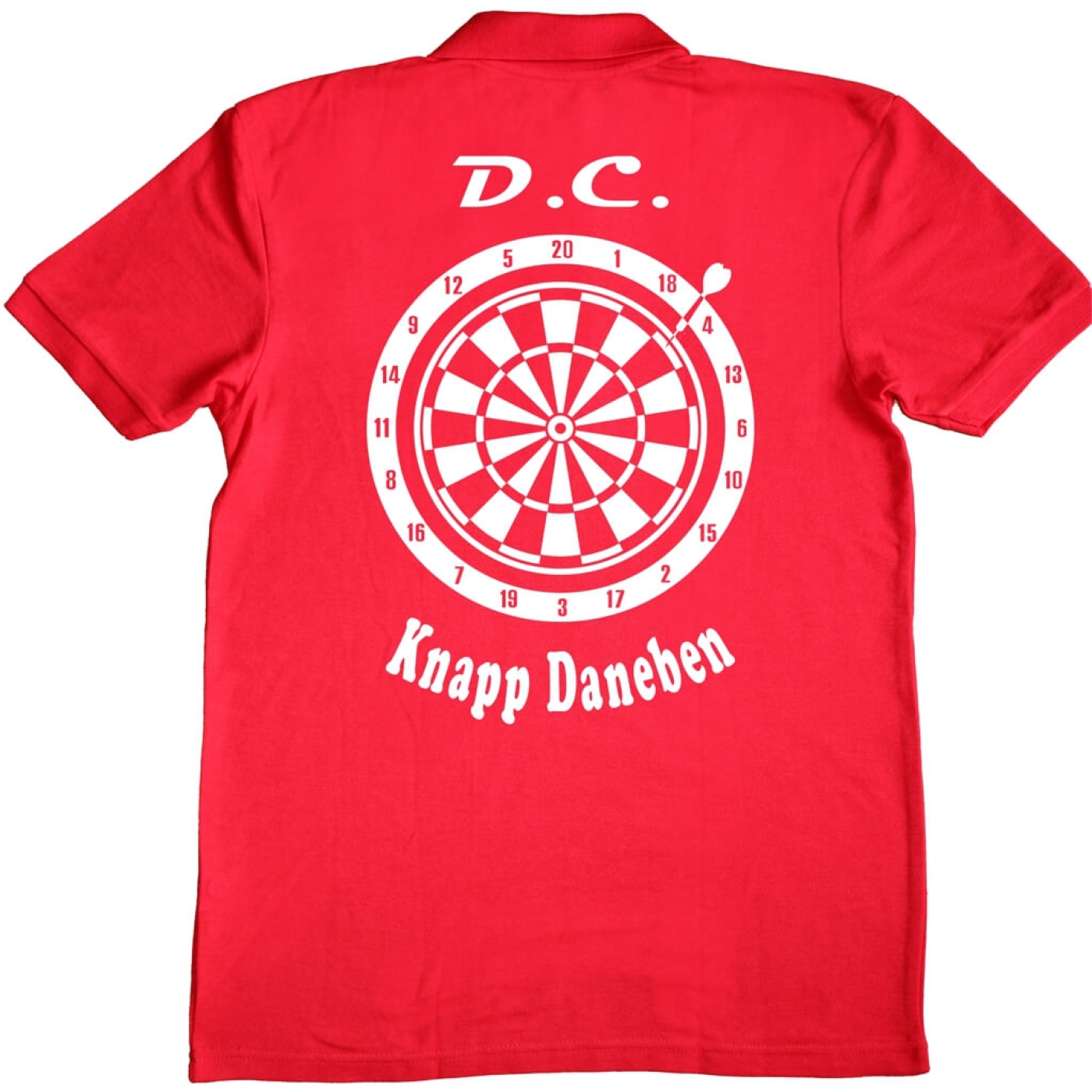 Poloshirt - Polohemd - Dartscheibe