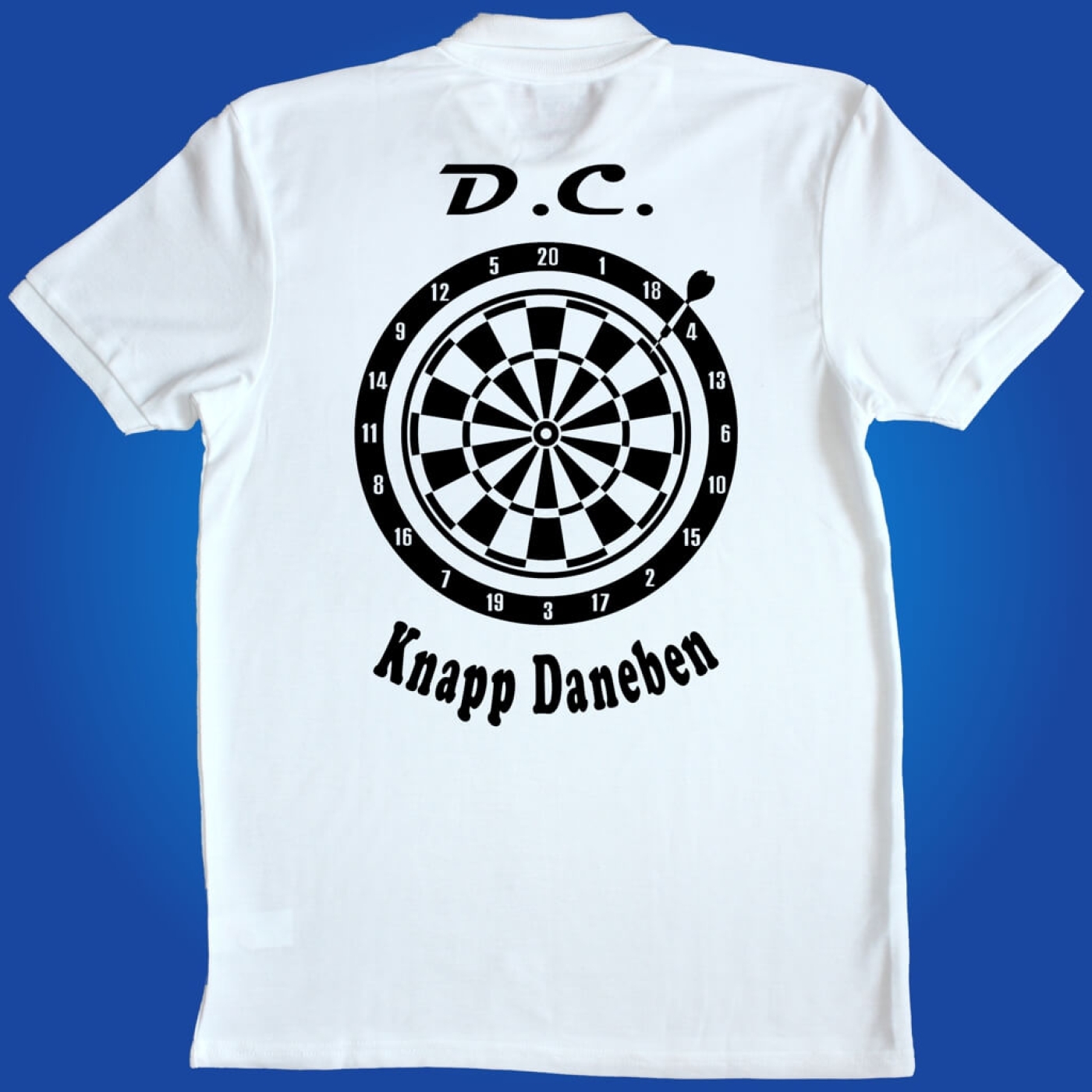 Poloshirt - Polohemd - Dartscheibe