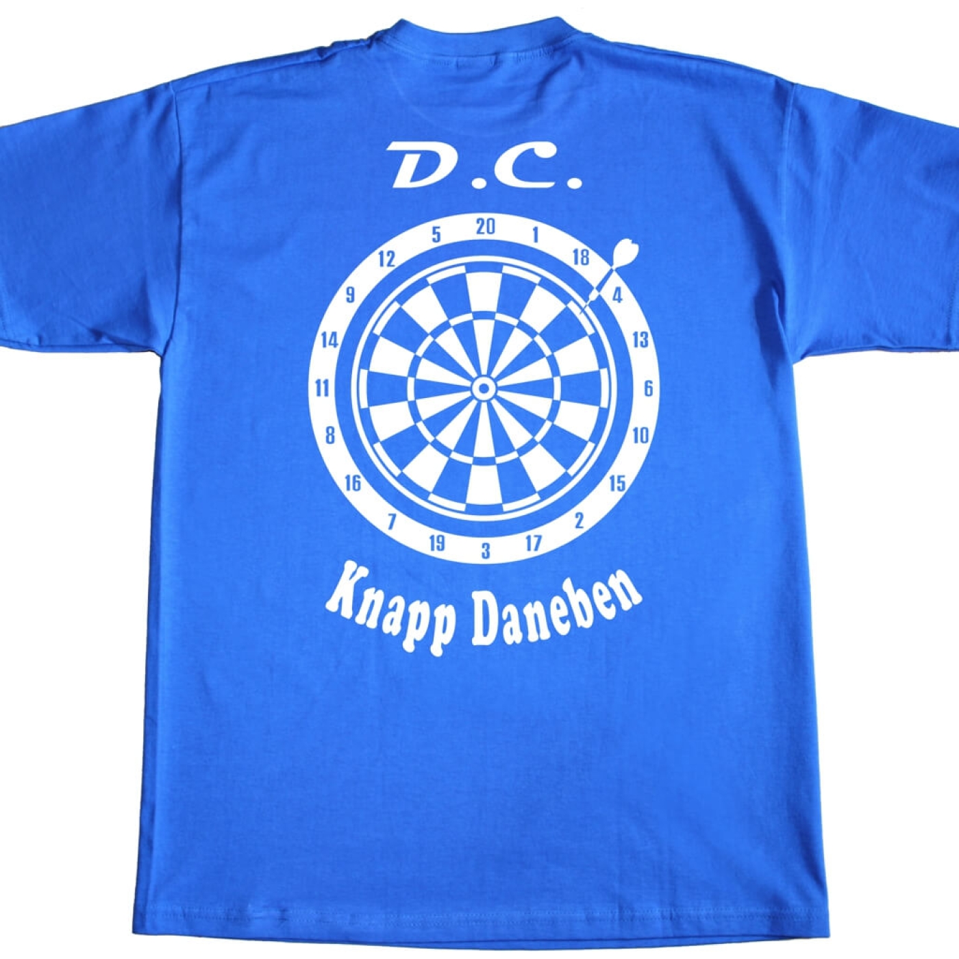 Basic T-Shirt Dartscheibe mit Vereinsnamen