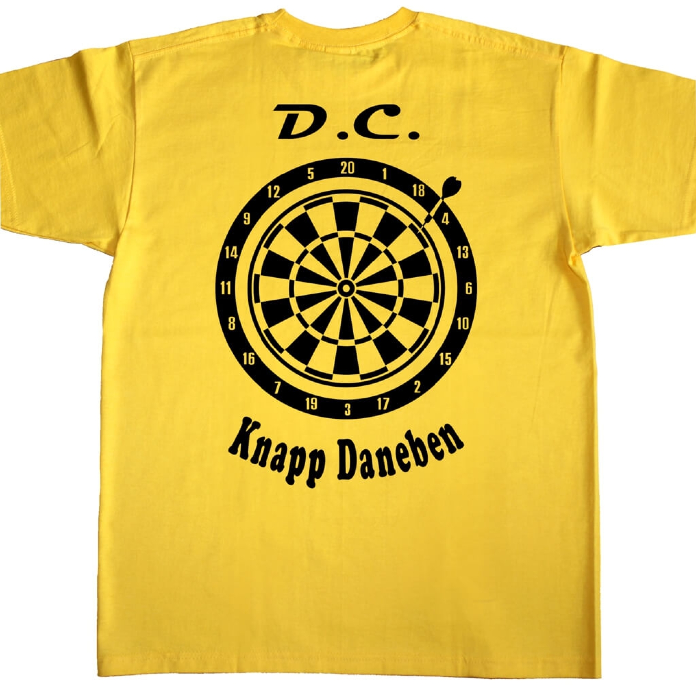 Basic T-Shirt Dartscheibe mit Vereinsnamen