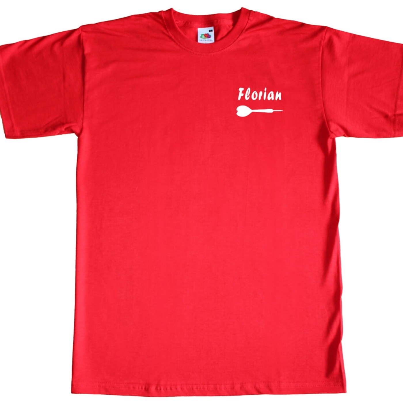 Basic T-Shirt Dartscheibe mit Vereinsnamen