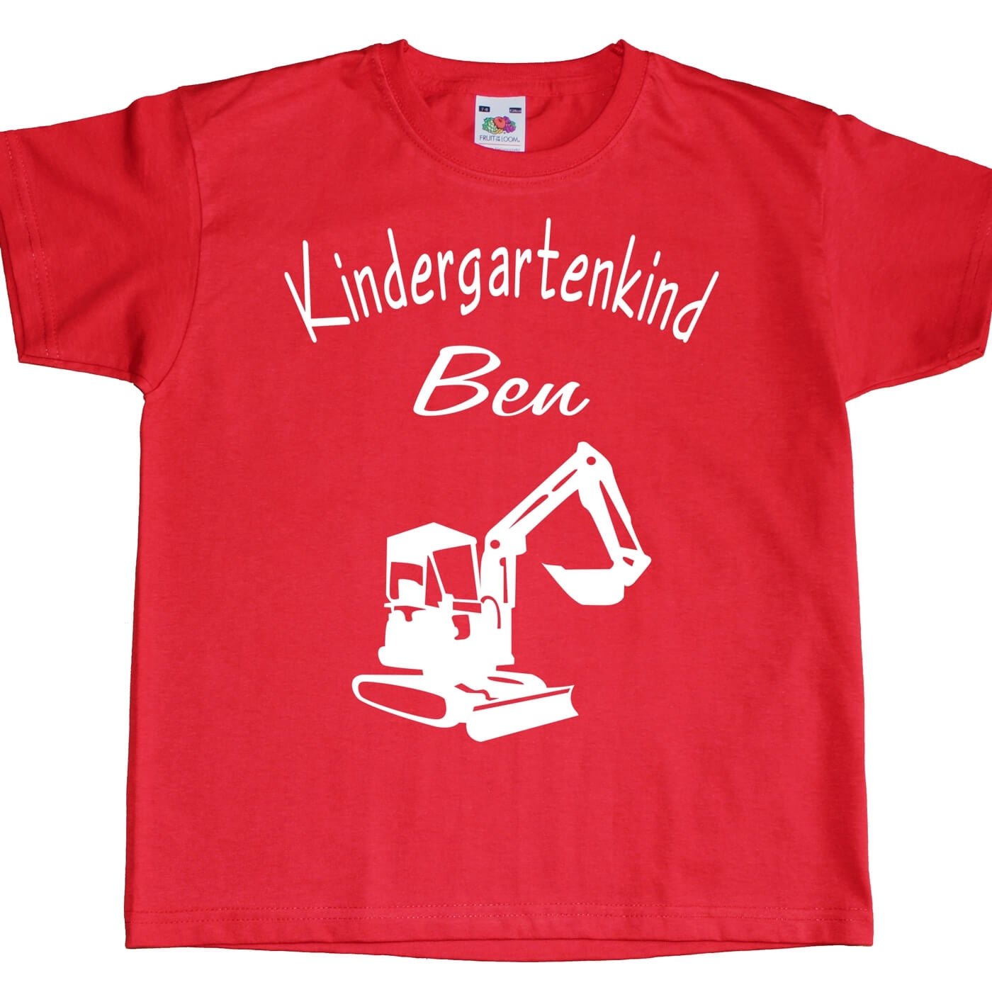 Kinder T-Shirt mit Bagger