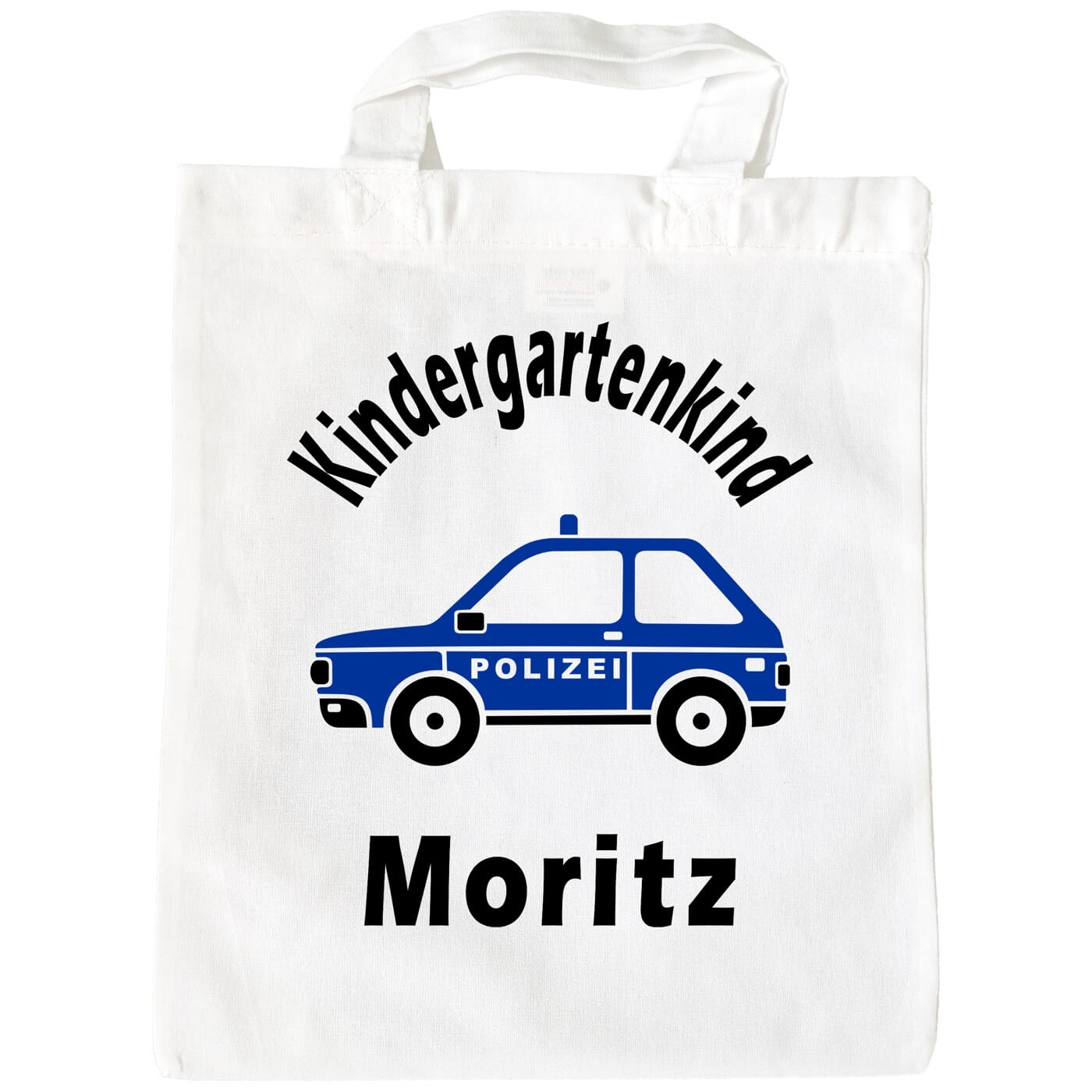 Kindergartentasche mit Polizeiauto