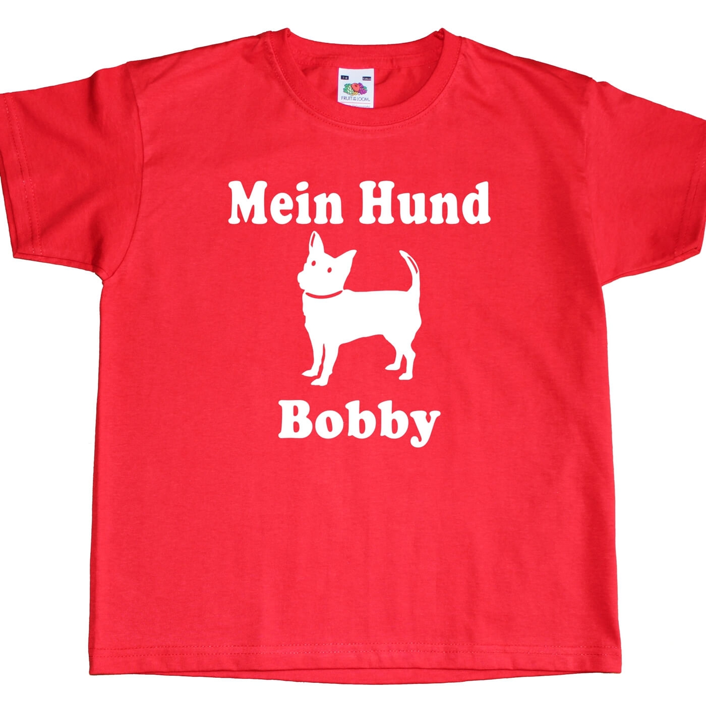 Kinder T-Shirt mit Hundenamen