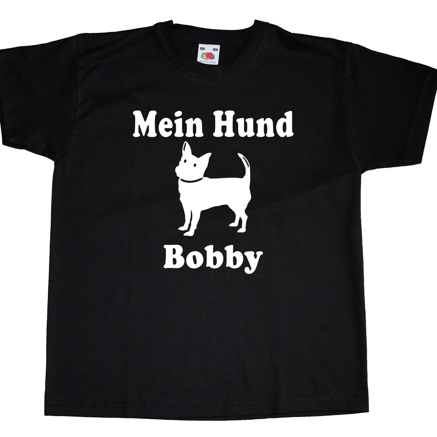 Kinder T-Shirt Hund - mit Wunschname