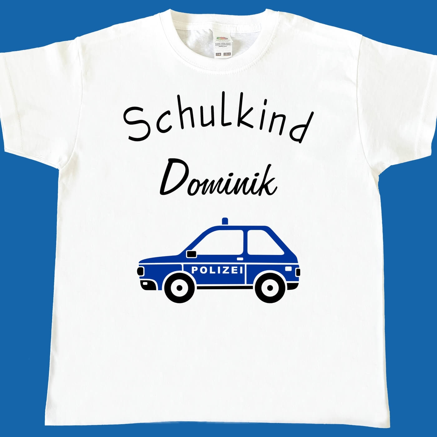 Kinder T-Shirt Schulkind Polizei