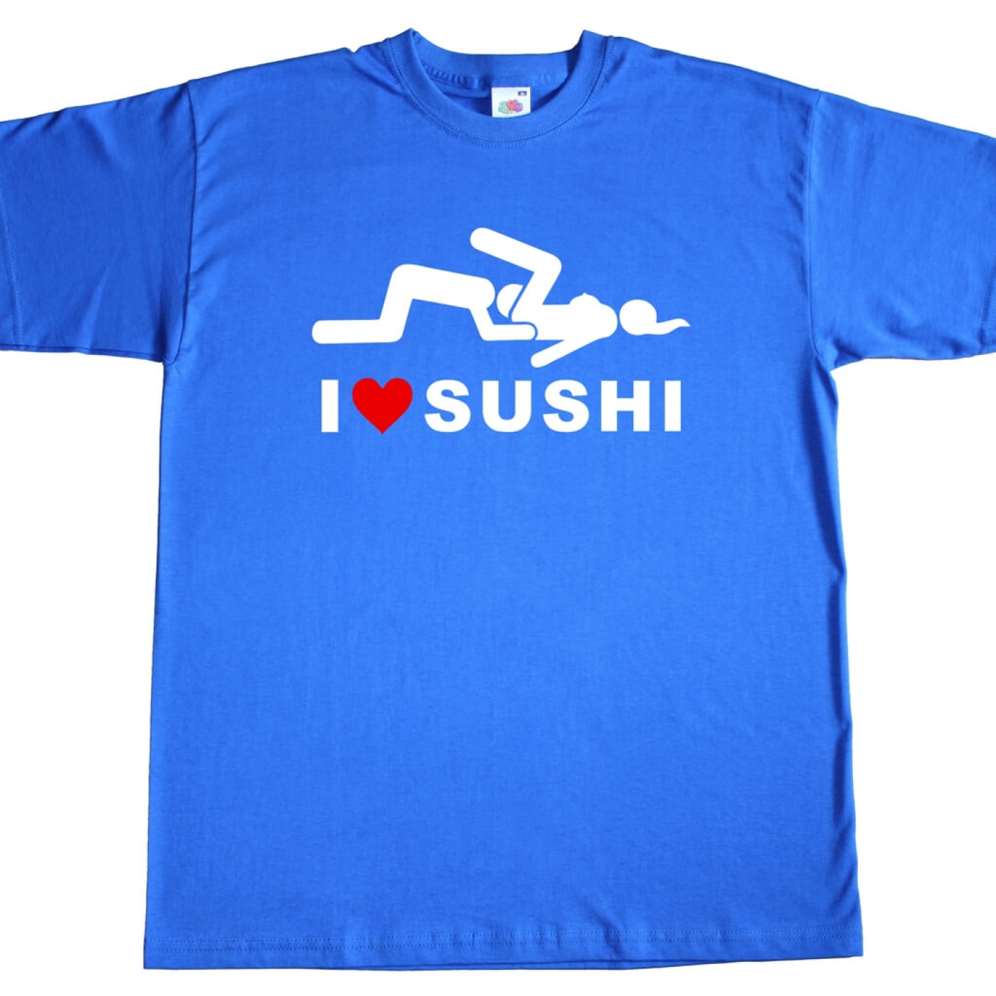 - Shirt für Sushi Liebhaber mit „I love Sushi“ Aufdruck