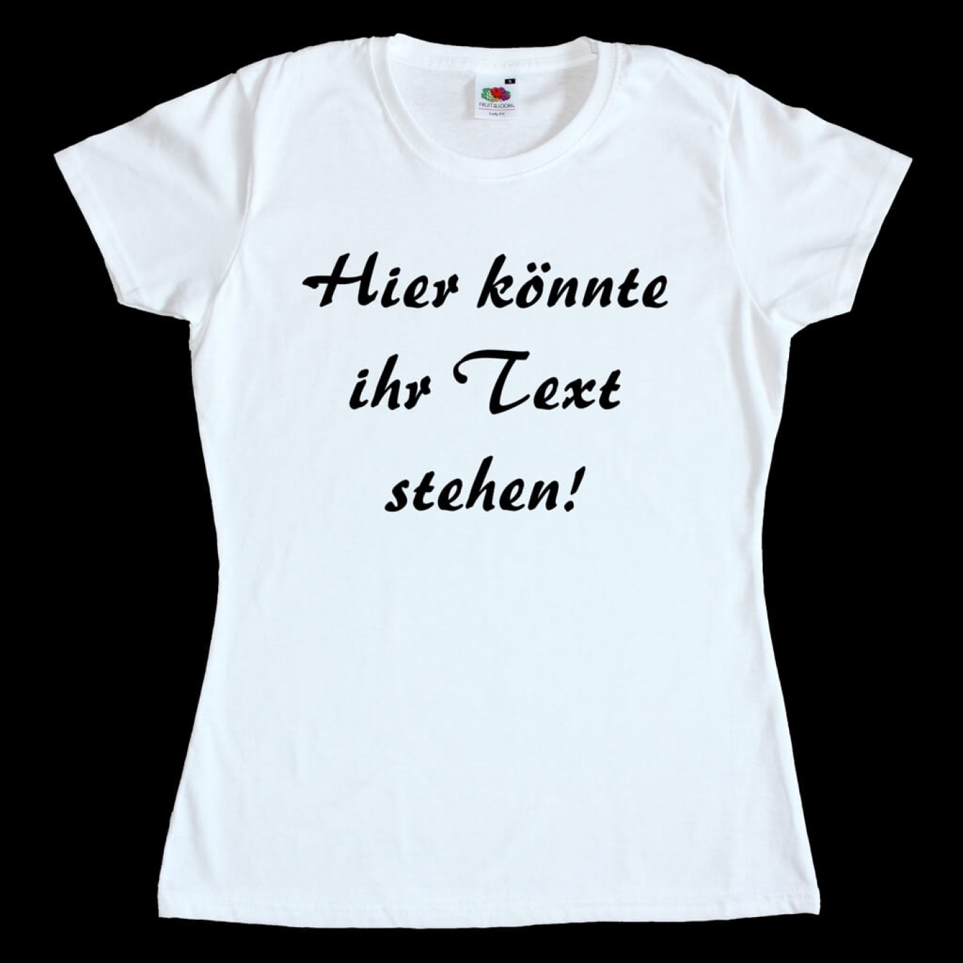 Damen T-Shirt mit Wunschtext