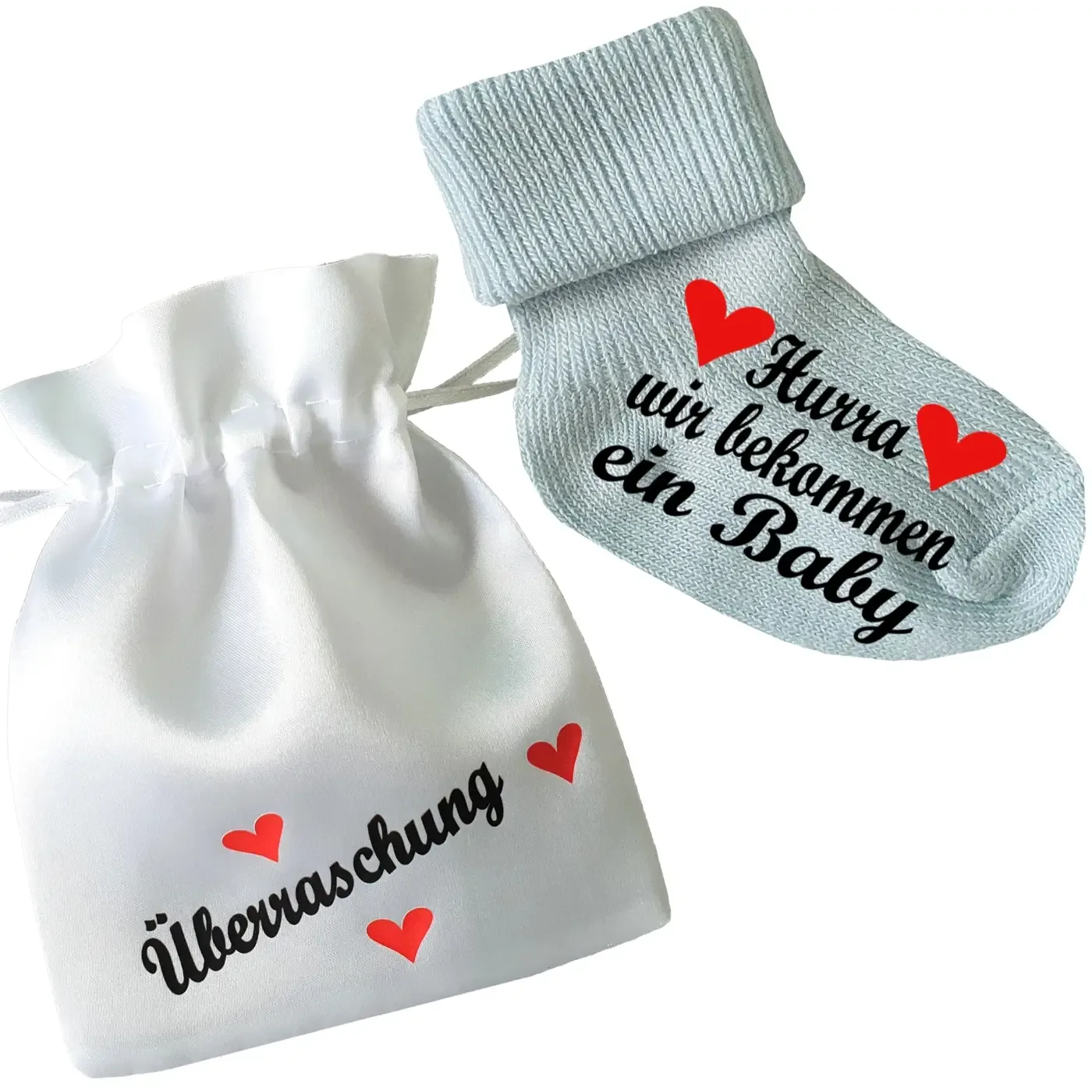Babysocken - Mit Druck ein Baby bekommen