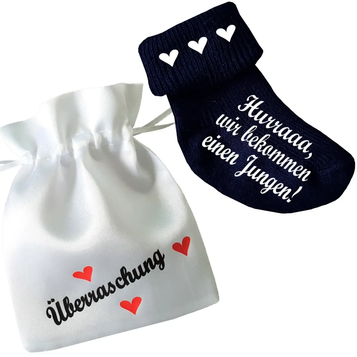 Babysocken - Wir bekommen einen Jungen