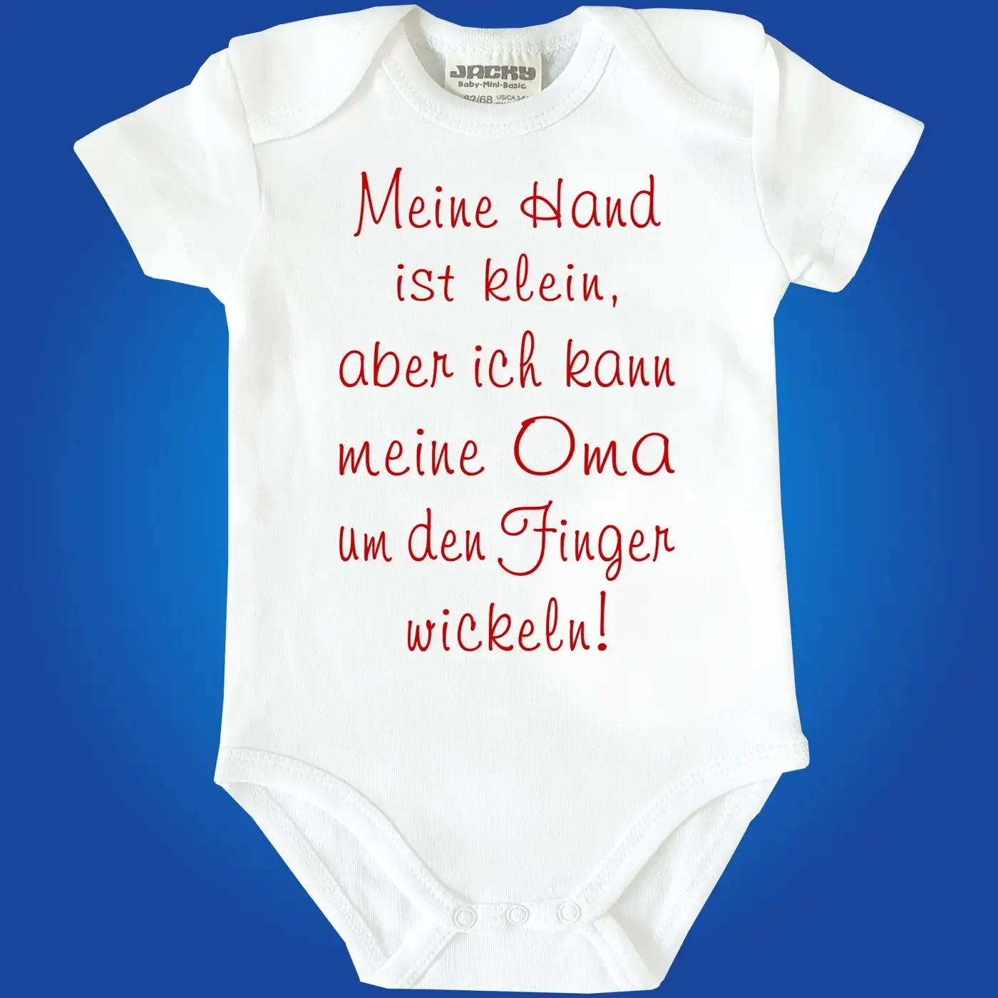 Baby‑Body „Ich wickel Mama um den Finger“ humorvolles Design
