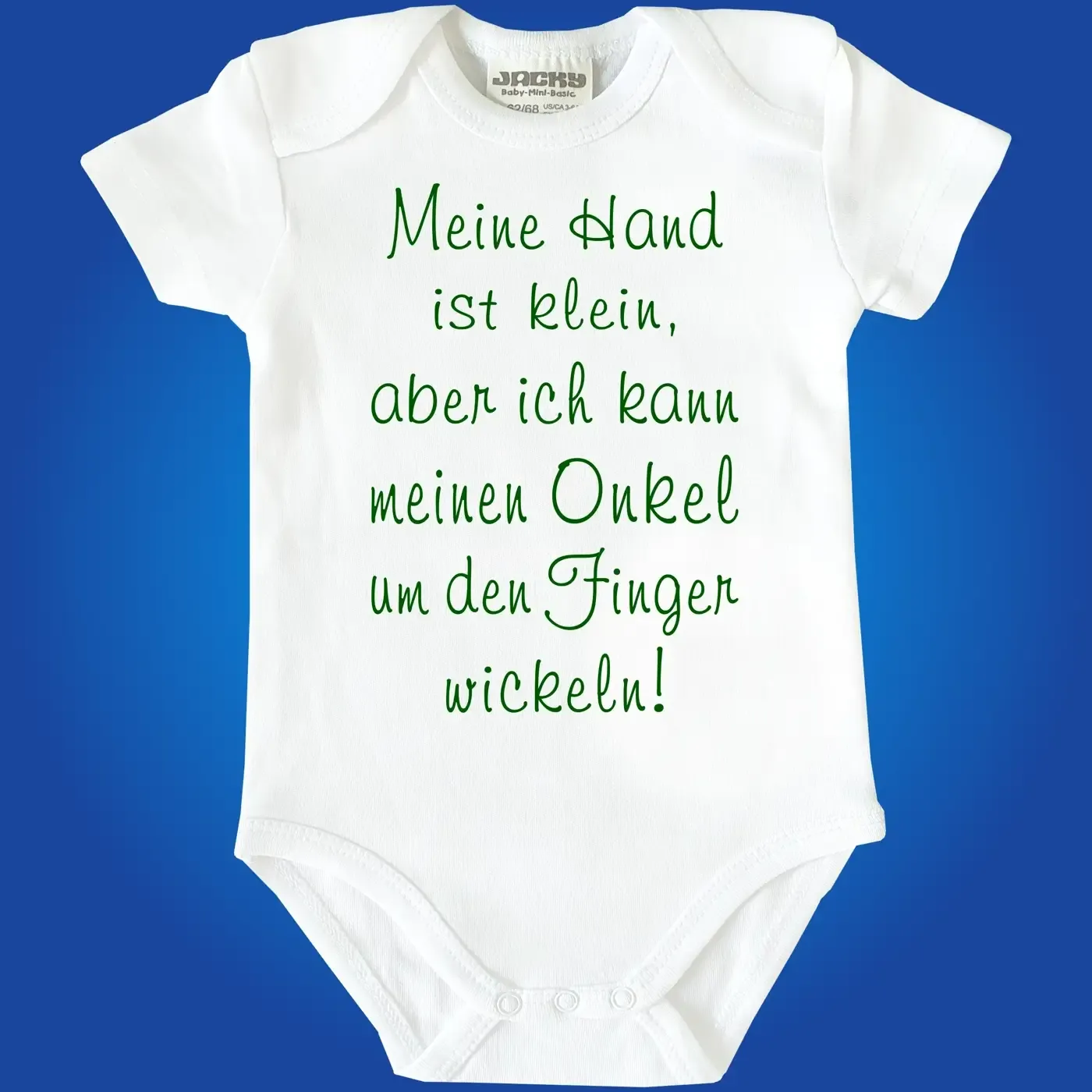 Baby‑Body „Ich wickel Tante um den Finger“ witziges Motiv