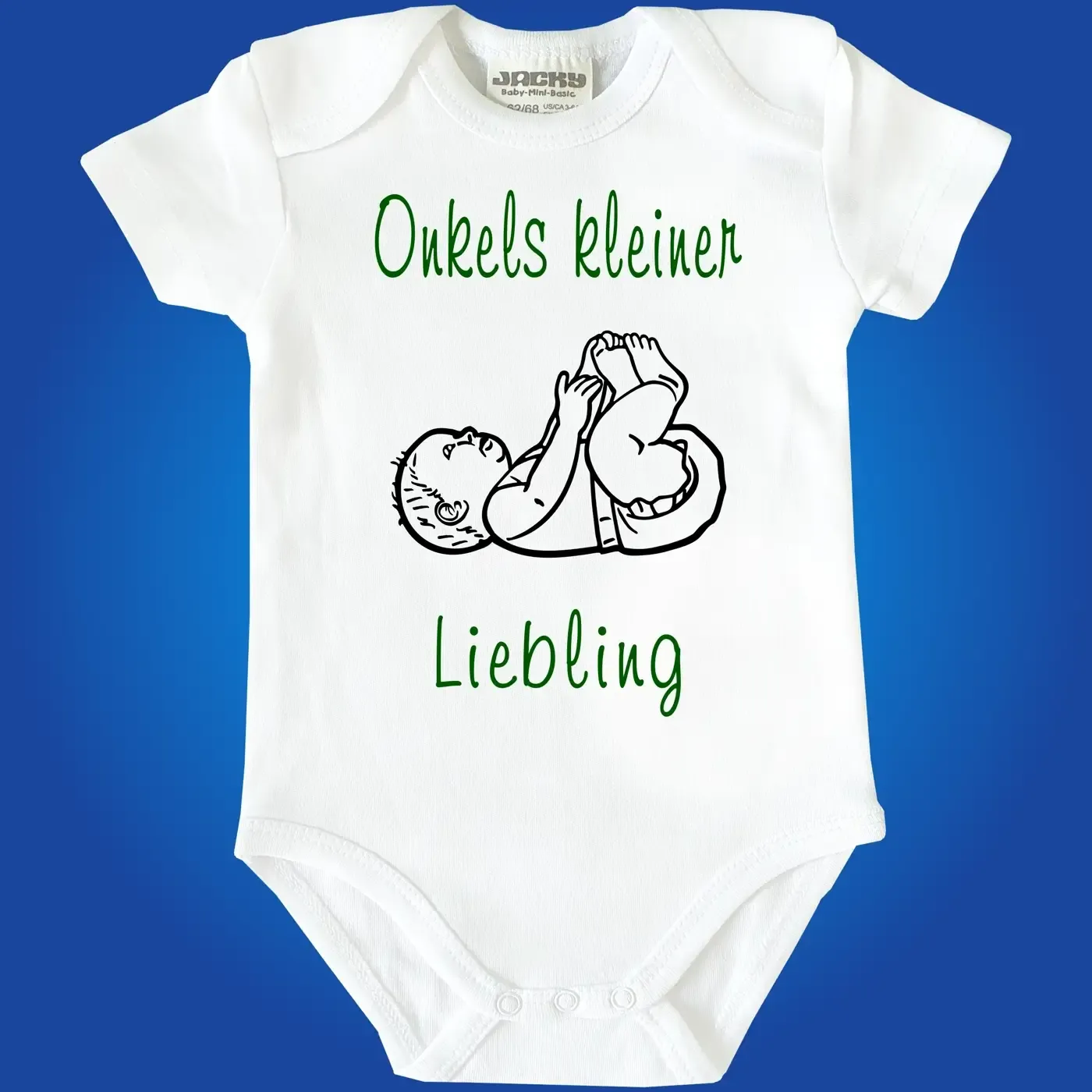 Baby-Body mit Aufdruck Onkels kleiner Liebling