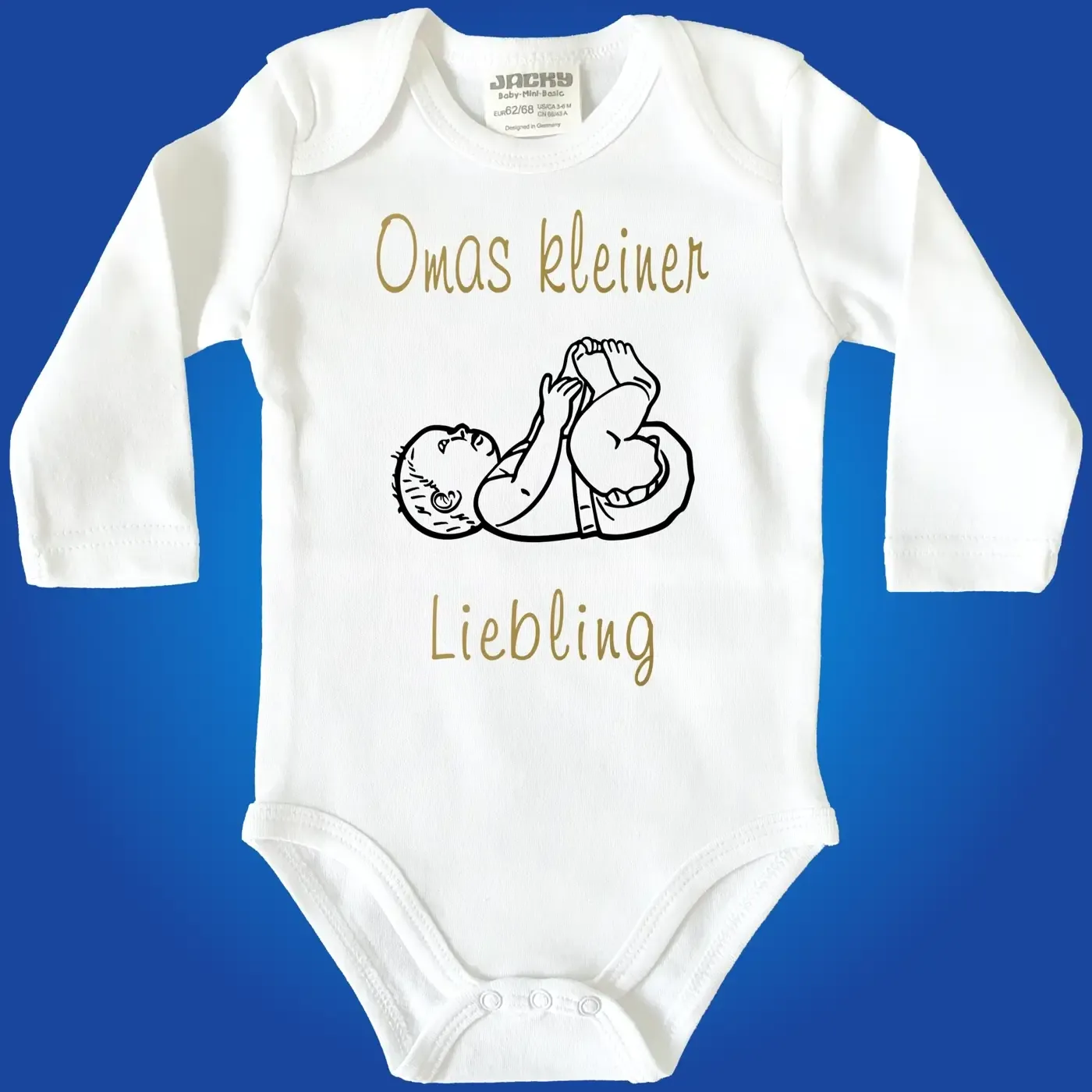 Baby-Body mit Aufdruck Opas kleiner Liebling