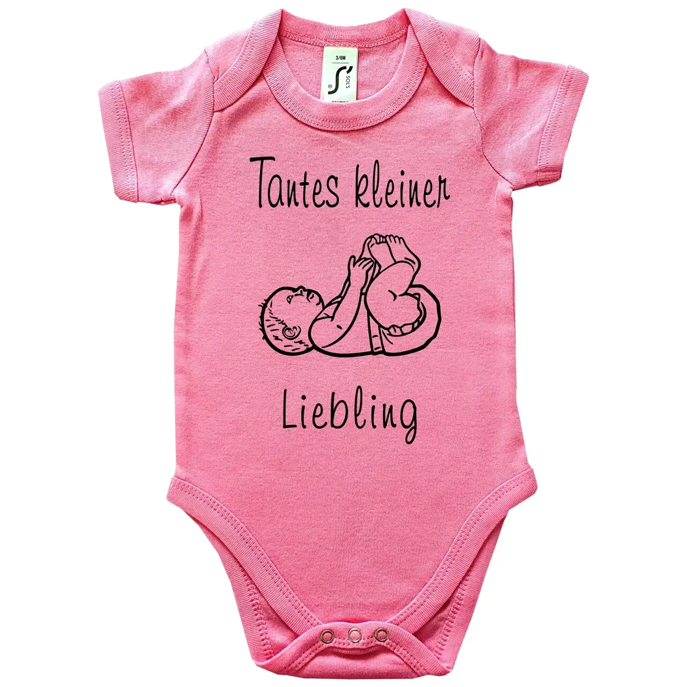 Baby‑Body „Omas kleiner Liebling“ liebevoll gestaltet