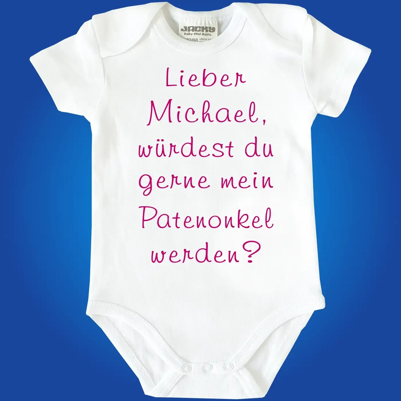 Babybody Pateneltern Frage mit Namenswahl