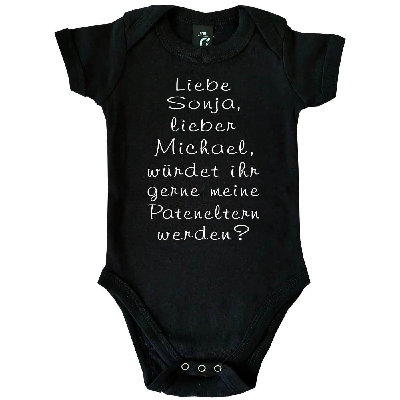 Babybody personalisiert für Patenonkel