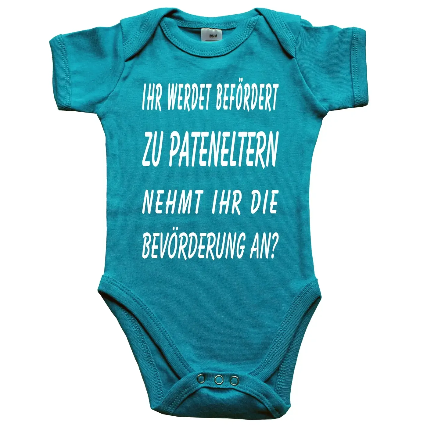Baby-Body mit Druck Pateneltern
