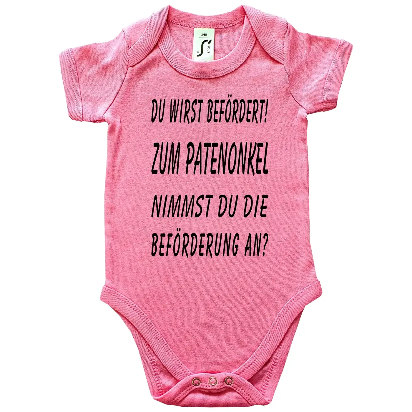 Babybody witziger Beförderungsspruch