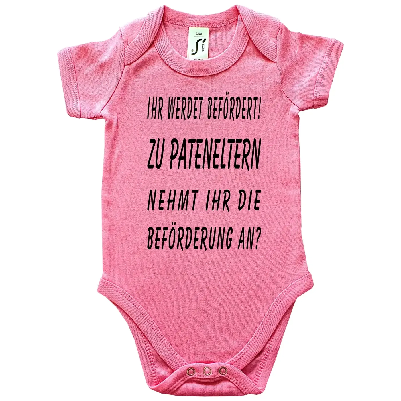 Babybody Patenonkel Beförderung Body