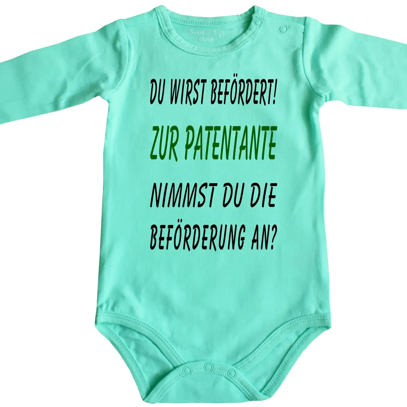 Babybody „Würdest du gerne meine Patentante werden?“