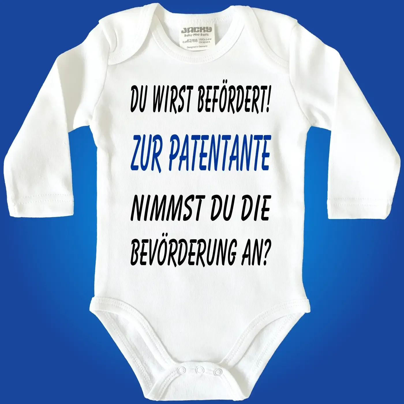 Baby-Body mit Druck Taufpaten