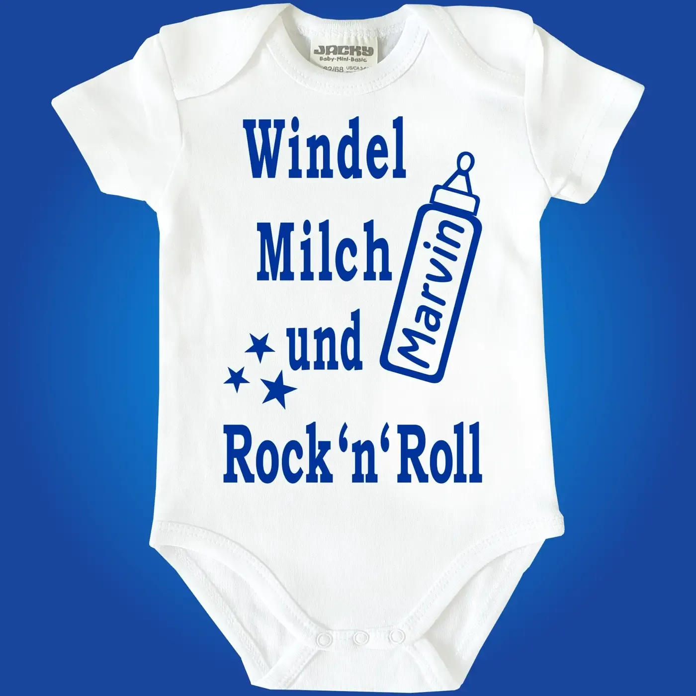 Baby Bodie mit Aufdruck Rock and Roll