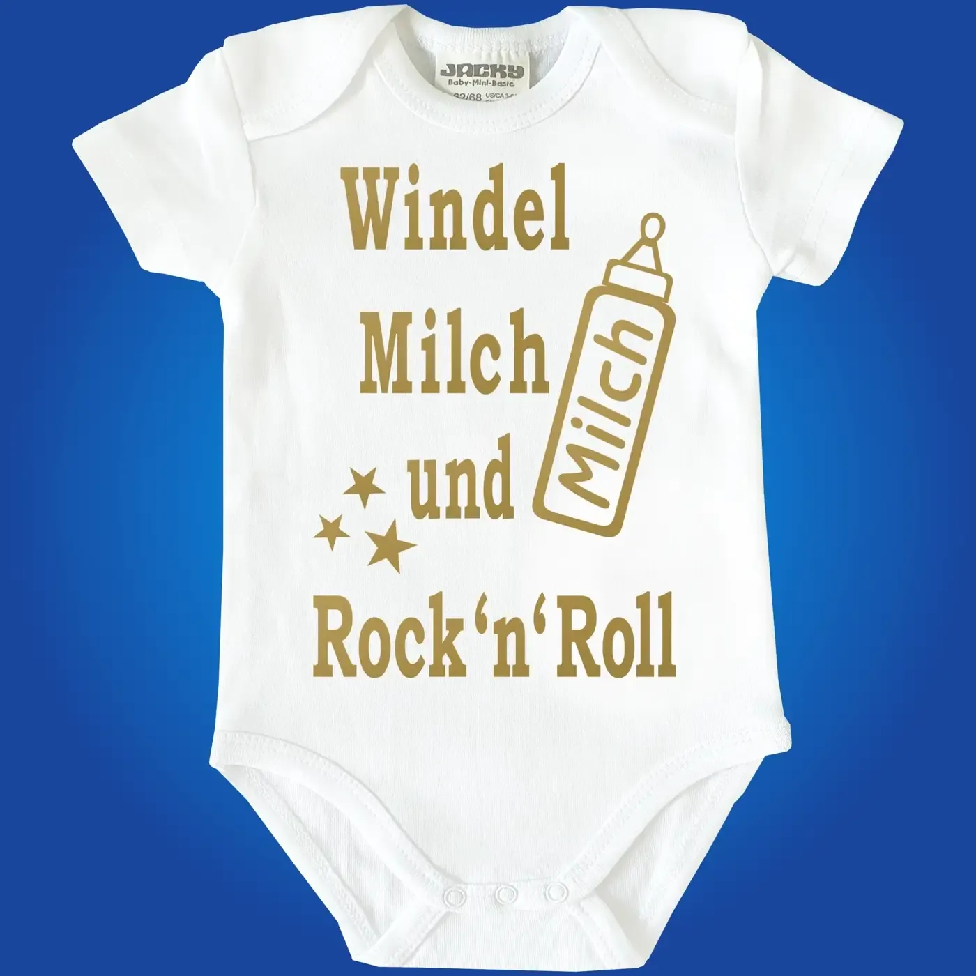 Babybody mit Aufdruck Rock and Roll