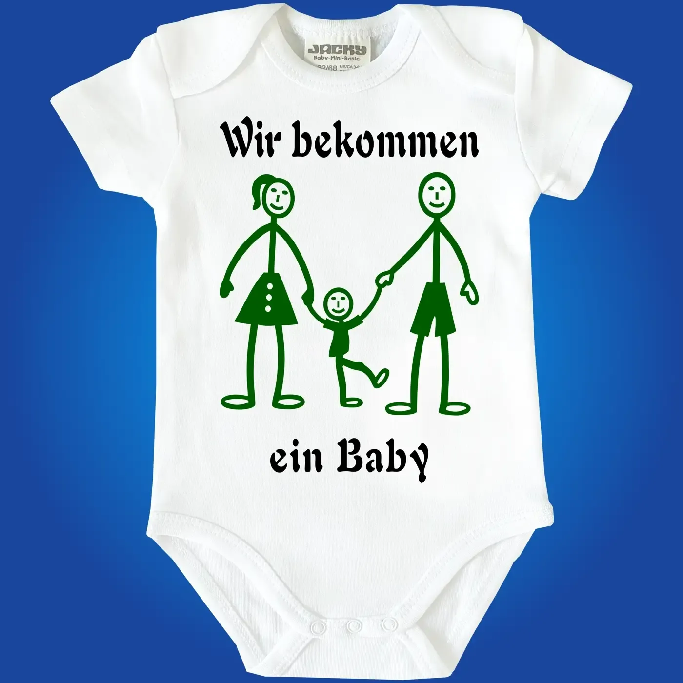Baby-Body mit Druck Familie werden