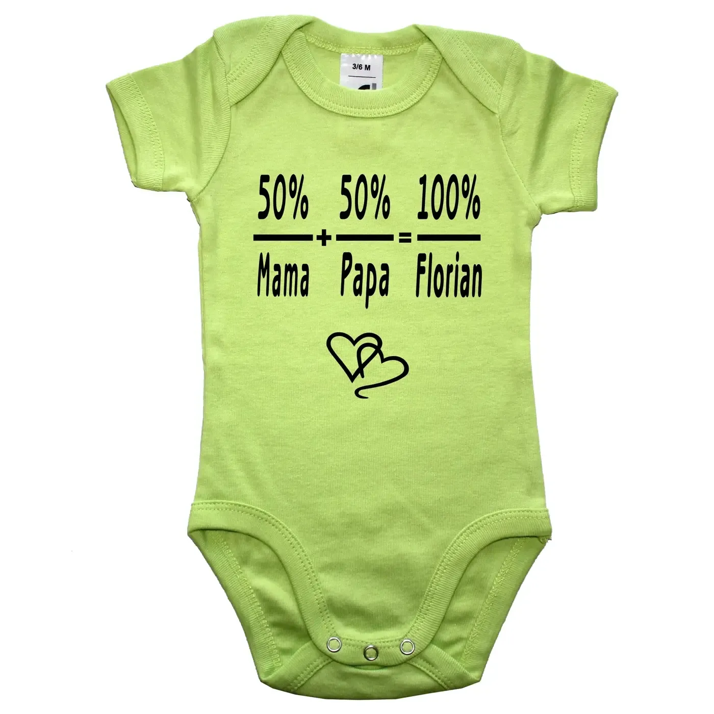 Baby-Body mit Druck Formel