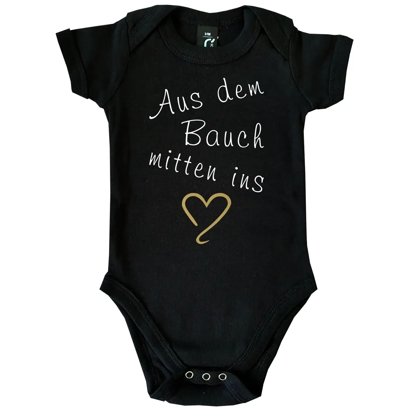 Babybody Spruch zur Geburt für Neugeborene