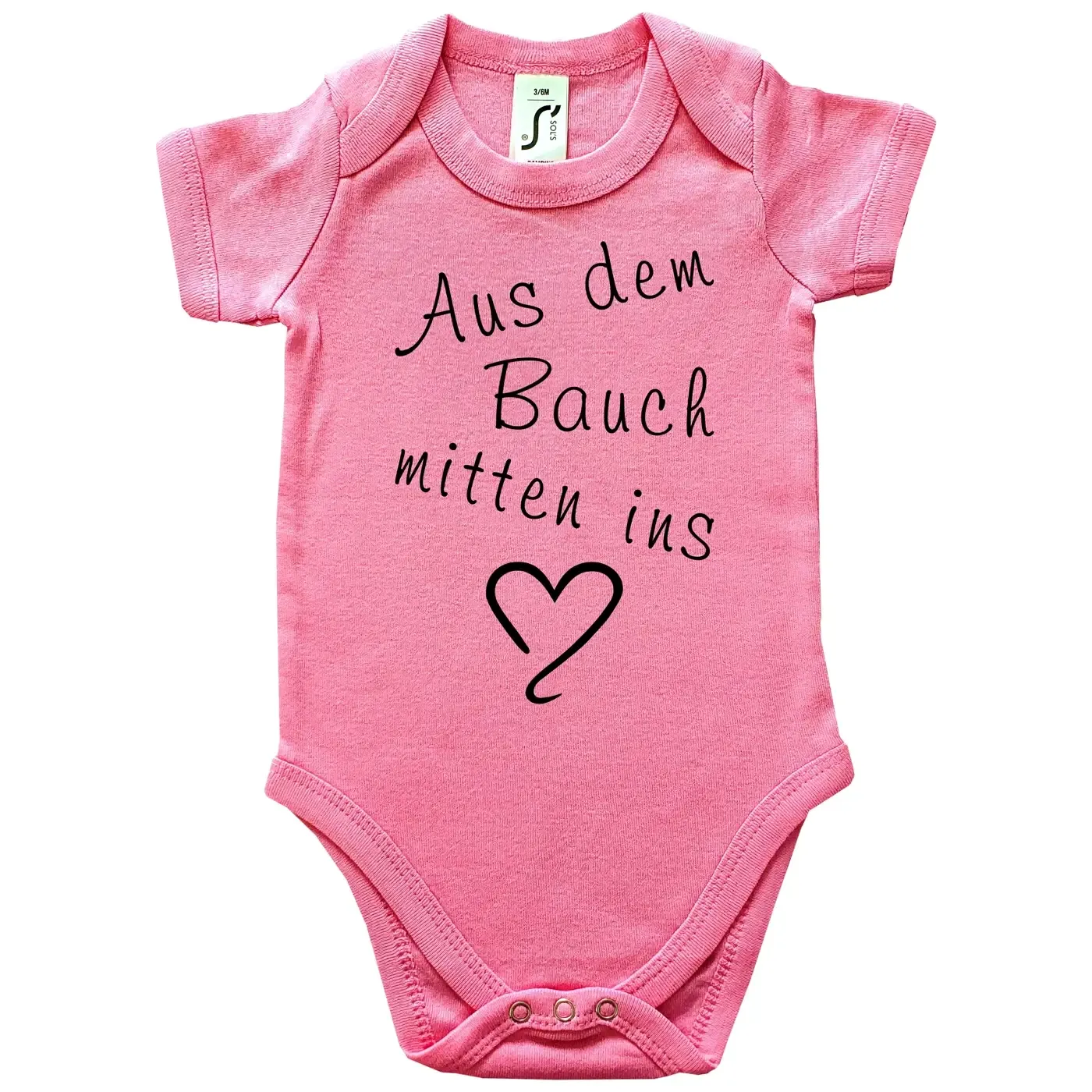 Babybody „Aus dem Bauch mitten ins Herz“